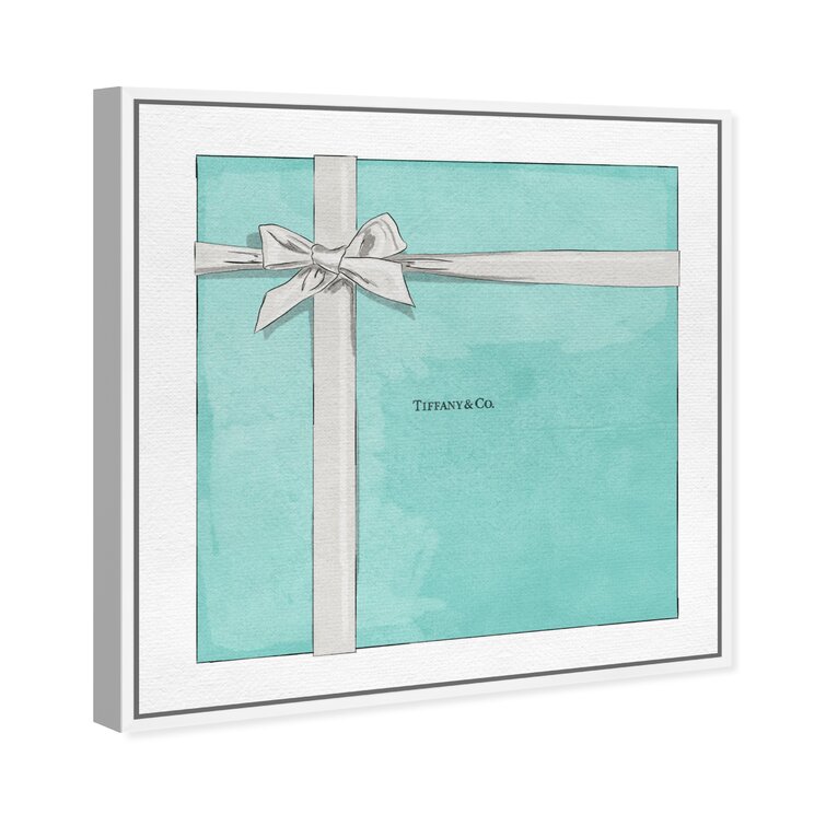 Jewelry Gift Box On Canvas Painting